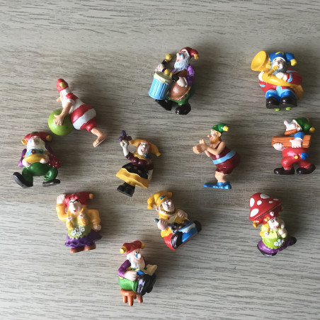 Kabouter Plop : Minifiguren. 11 stuks.