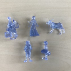 Efteling, miniatuur figuren, 5 stuks.