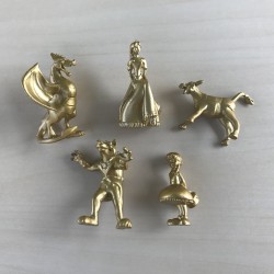 Efteling, miniatuur figuren, 5 stuks