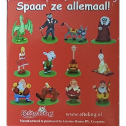 Efteling : Ezeltje Strekje. Rug 4,5 cm. hoog.