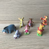 Winnie de Pooh : Figuren zijn 5 cm. hoog.