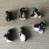 Verrassingsei figuren : 6 stuks pinguïns. Set 3