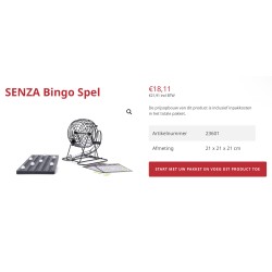 Bingo. Ongebruikt