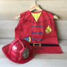 Verkleedkleren: Brandweerkleding.