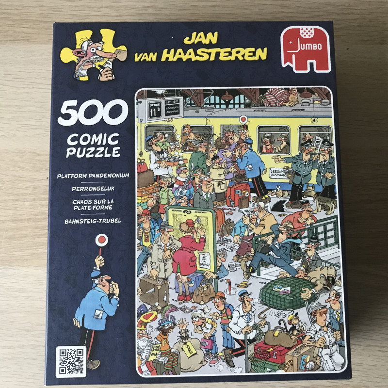 Jan van Haasteren : Perrongeluk. 500 stukjes.