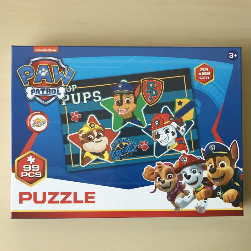 Puzzel : 99 stukjes Paw Patrol