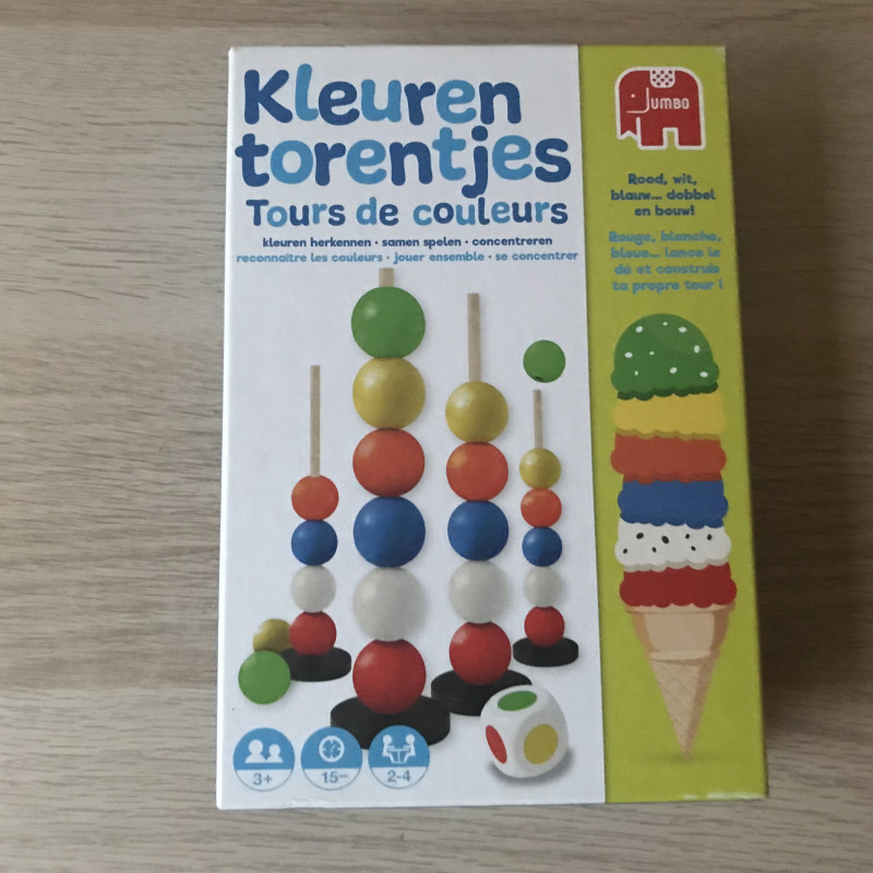 Kleurentorentjes.