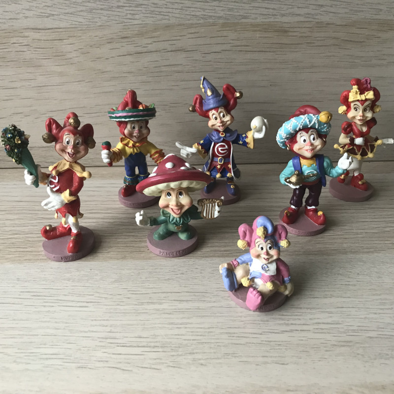 Efteling : Pardoes en vriendjes. 7 poppetjes