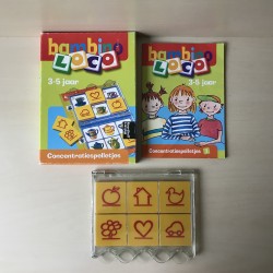 Bambino Loco set : Concentratiespelletjes 1. Leeftijd 3-5 jaar.