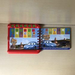 Pocket Loco spelhouder / cassette met boekje. Cars