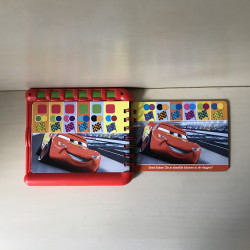 Pocket Loco spelhouder / cassette met boekje. Cars