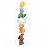 Djeco :  6 puzzels 4, 6 en 9 stukjes.