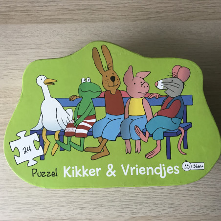 Kikker en vriendjes : Puzzel  24 stukjes