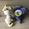 Woezel en Pip : 2 Knuffels. Ongebruikt. 18 cm. Hoog.