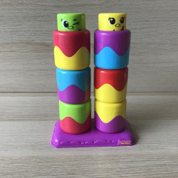 Fisher Price : Blokken, die omhoog en omlaag gaan. Set 3.