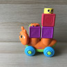 Fisher Price : Blokken, die omhoog en omlaag gaan. Set 4.