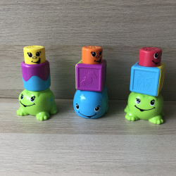Fisher Price : Blokken, die omhoog en omlaag gaan. Set 5.