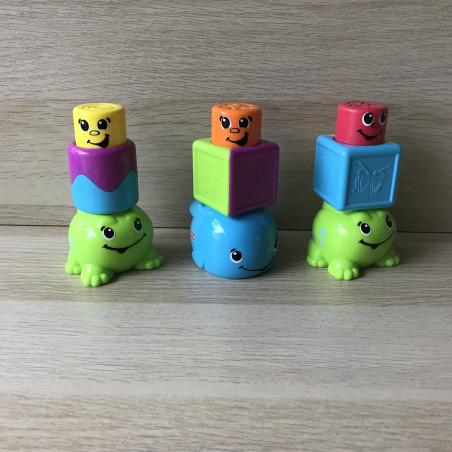 Fisher Price : Blokken, die omhoog en omlaag gaan. Set 5.