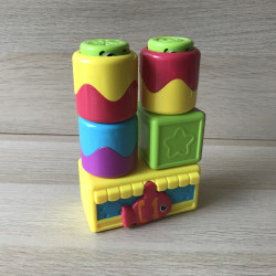 Fisher Price : Blokken, die omhoog en omlaag gaan. Set 7.