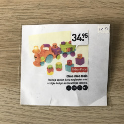 Fisher Price : Locomotief. Met licht en geluid Set 2.