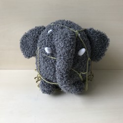 Grote knuffel Olli. Mascotte  Feyenoord en Blijdorp