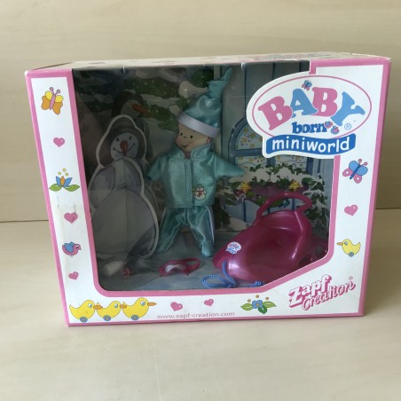 Baby Born Miniworld : Nieuw. Sneeuwpret. Zonder popje.