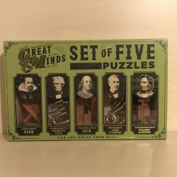 Professor puzzles . Set of Five. Great Minds.