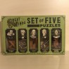 Professor puzzles . Set of Five. Great Minds.