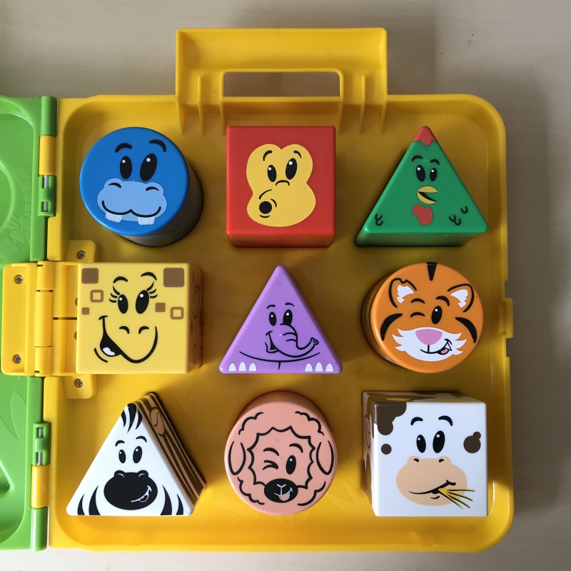 Playskool : Verrassingsblokken koffer.