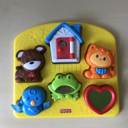 Fisher Price : Vormenpuzzel met 6 figuurtjes