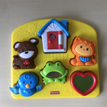 Fisher Price : Vormenpuzzel met 6 figuurtjes