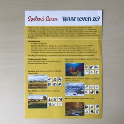 Spelend leren : Waar leven ze?