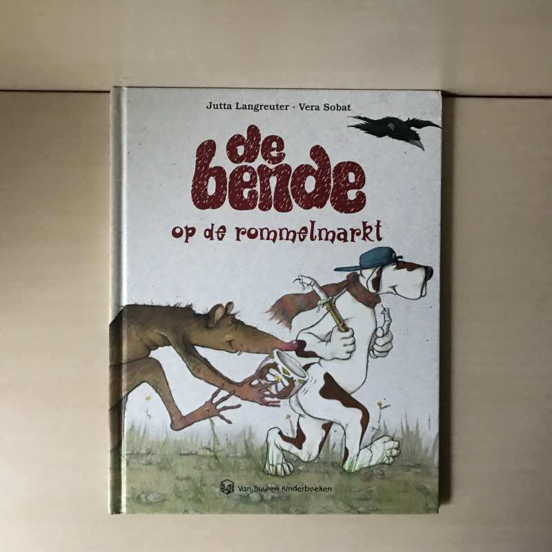 De bende op de rommelmarkt.