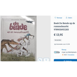 De bende op de rommelmarkt.
