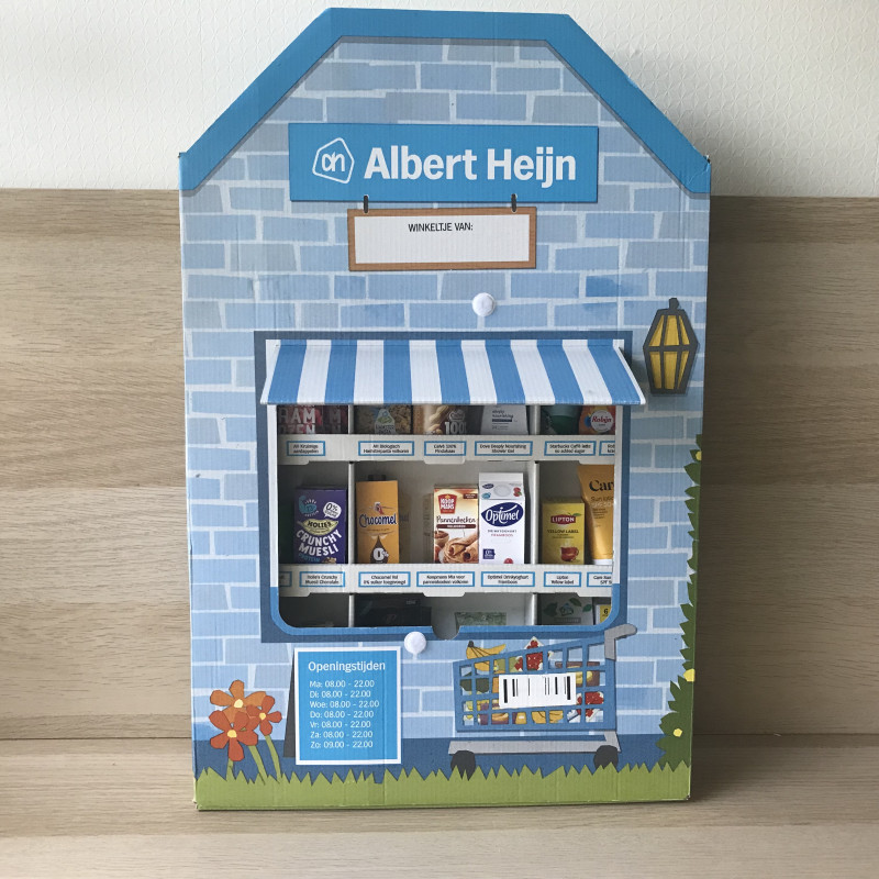 Albert Heijn winkel compleet met artikelen van de spaaractie