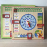 Goula: Houten kalenderklok met doos
