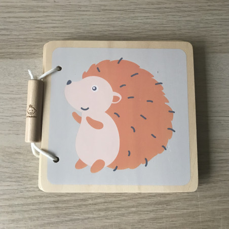 Oh my baby : Houten boekje met dieren