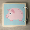 Oh my baby : Houten boekje met dieren