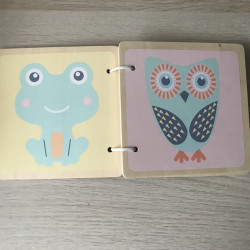 Oh my baby : Houten boekje met dieren