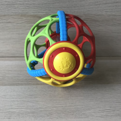 Bam Bam rubber bal met ratel