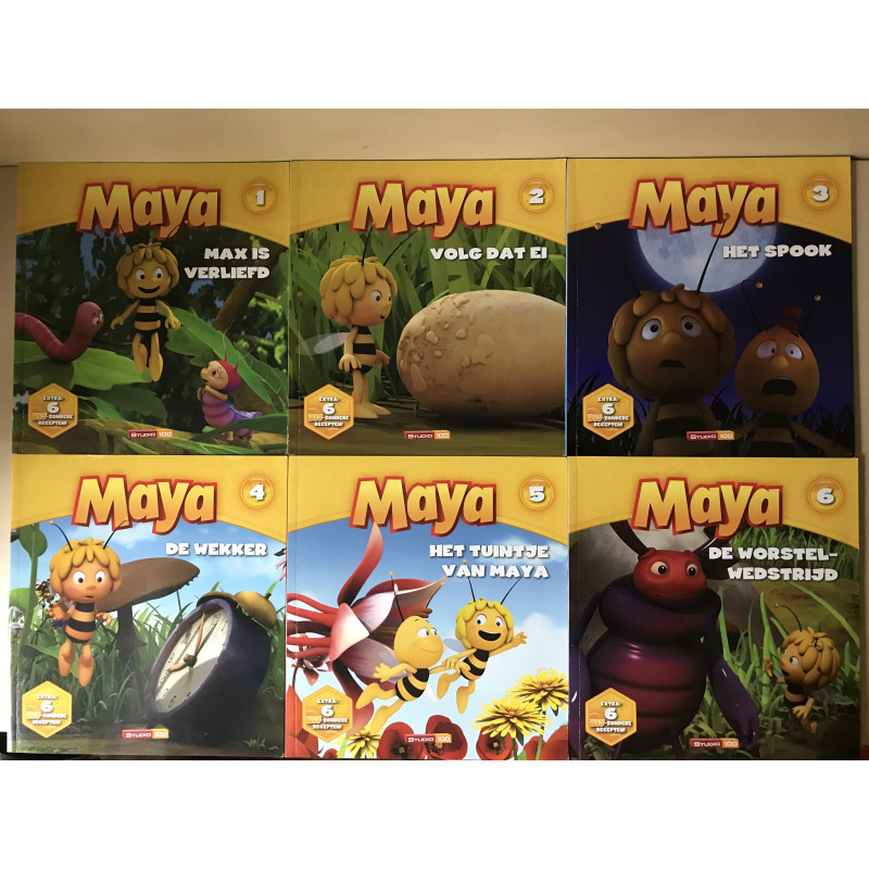 Maya de Bij : Serie van 6 boekjes