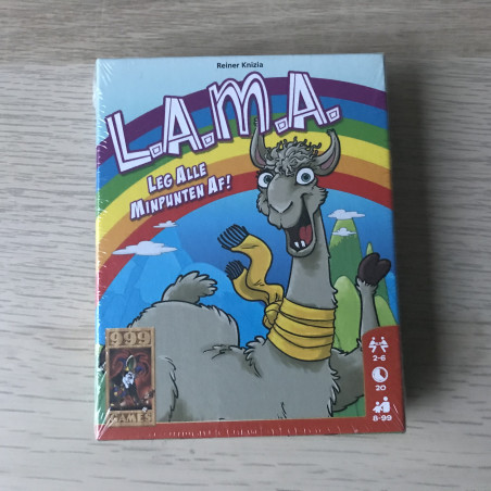 999 Games : L.A.M.A. Leg alle minpunten af. Nieuw