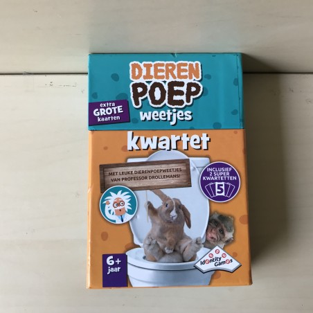 Weetjes kwartet : Dieren Poep weetjes.