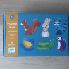 Djeco : puzzel duo. Dieren.12 stukjes