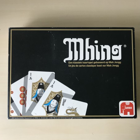 Mhing. Kaartspel gebaseerd op Mah Jongg