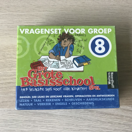 Het Grote basisschool spel: Vragenset voor groep 8