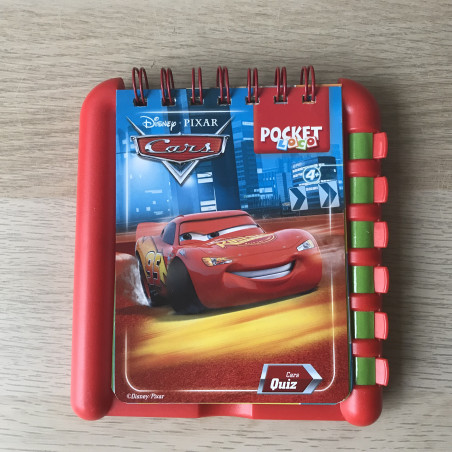Pocket Loco spelhouder / cassette met boekje. Cars