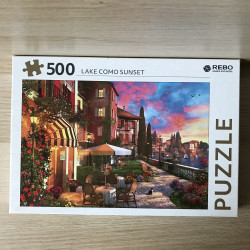 Lake Como Sunset. 500 stukjes