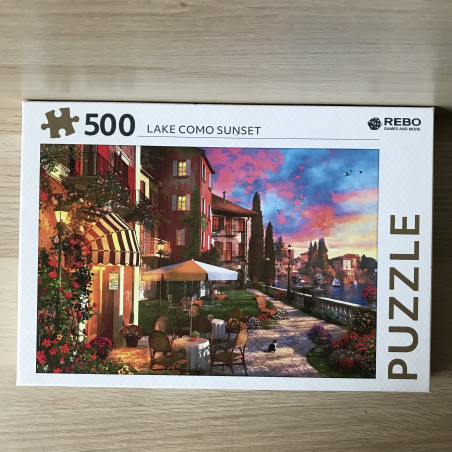 Lake Como Sunset. 500 stukjes