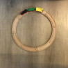 Houten treinbaan.